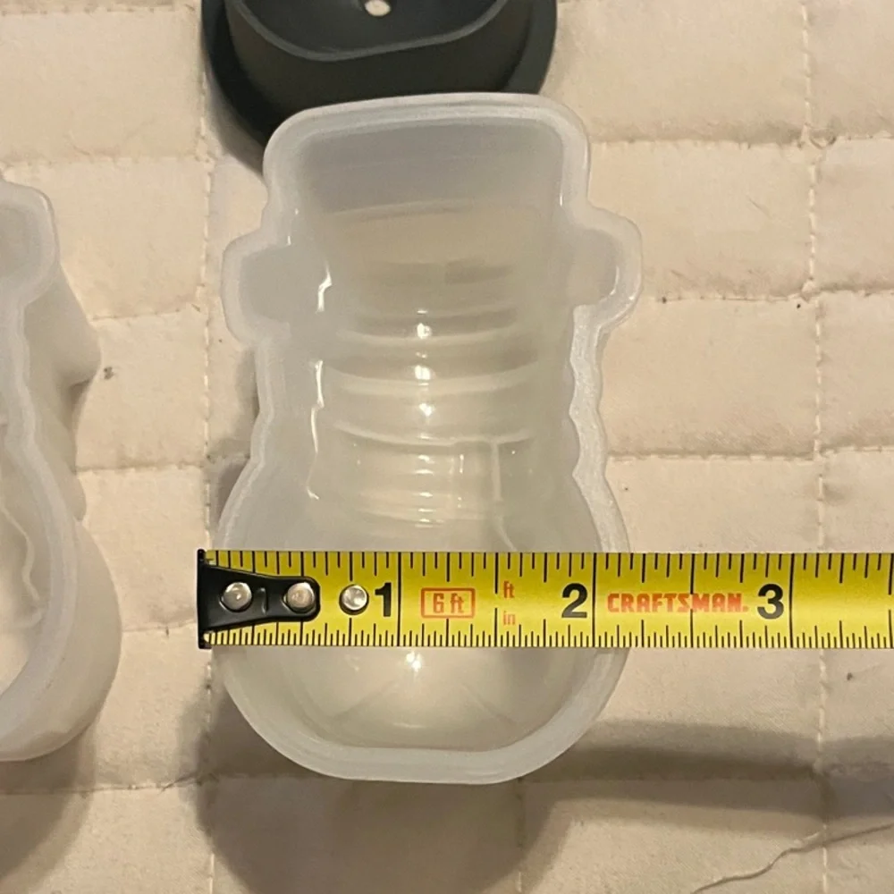 NIB Williams Sonoma - (2) Snowman Ice Molds